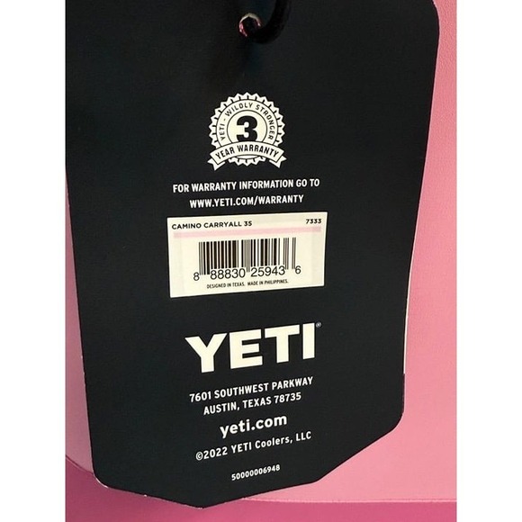 NWT YETI Camino Carry All -35 - Power Pink Limited Edition - Picture 3 of 8